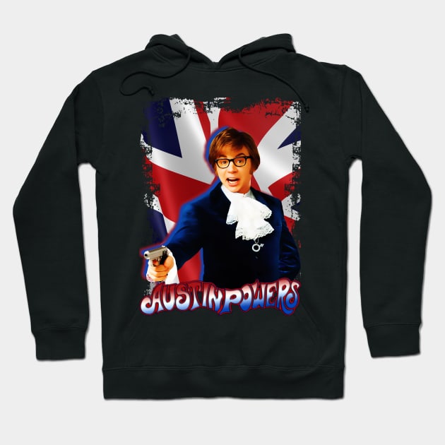 Austin Powers Design Hoodie by HellwoodOutfitters